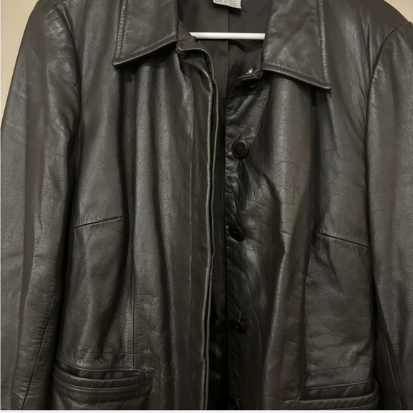 Dark Brown Vintage Nine West Leather Jackst - Picture 6 of 6